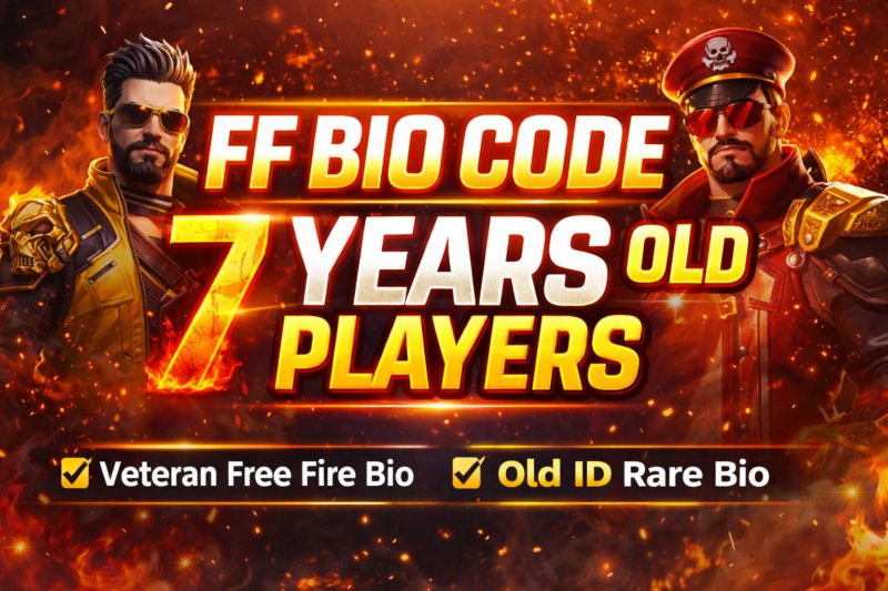 FF Bio Code for 7 Years Old Players