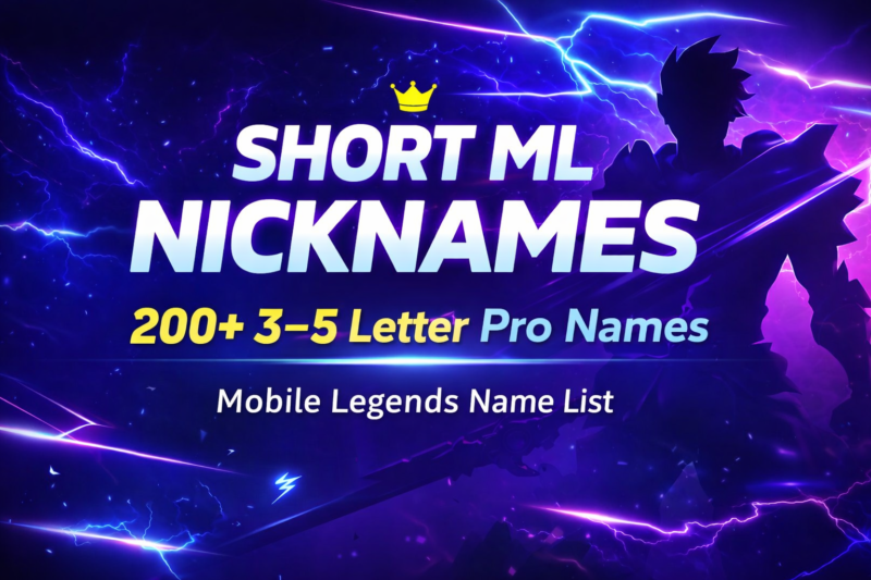 Short ML Nicknames (3–5 Letter Pro Names)