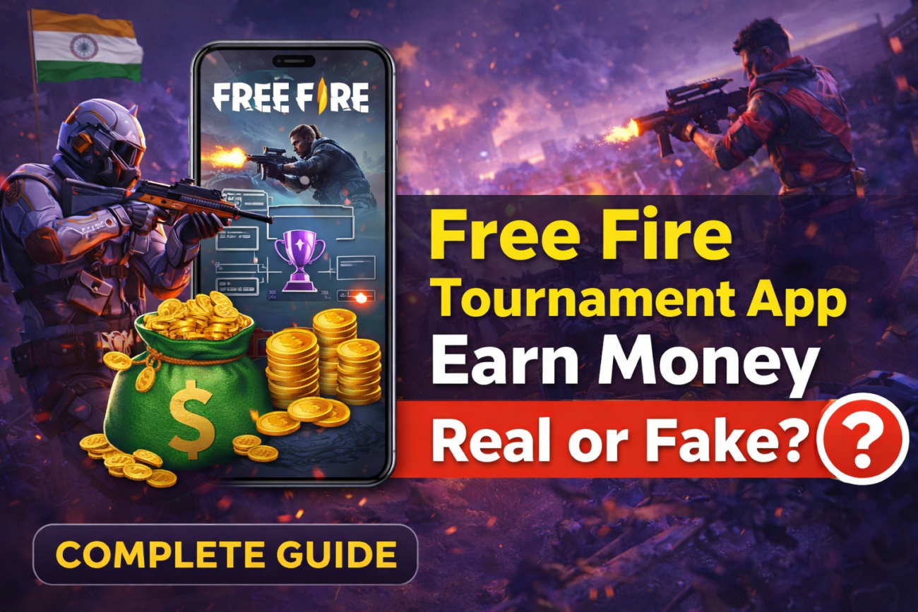 free fire tournament app earn money
